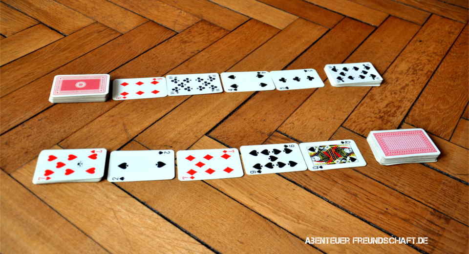 Russian Bank Card Game Competition For Two Game Rules Russian Bank is a card game where at the beginning each player lays out four cards in front of them