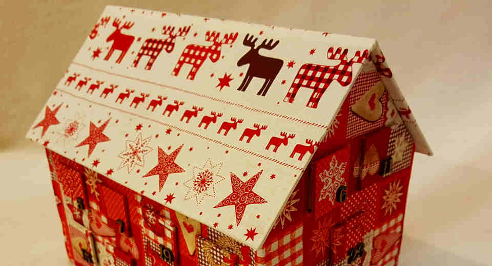 Diy House Advent Calendar How To Make The House Of Father Christmas Tutorial Making your own DIY house Advent calendar isn't that hard with a good tutorial.