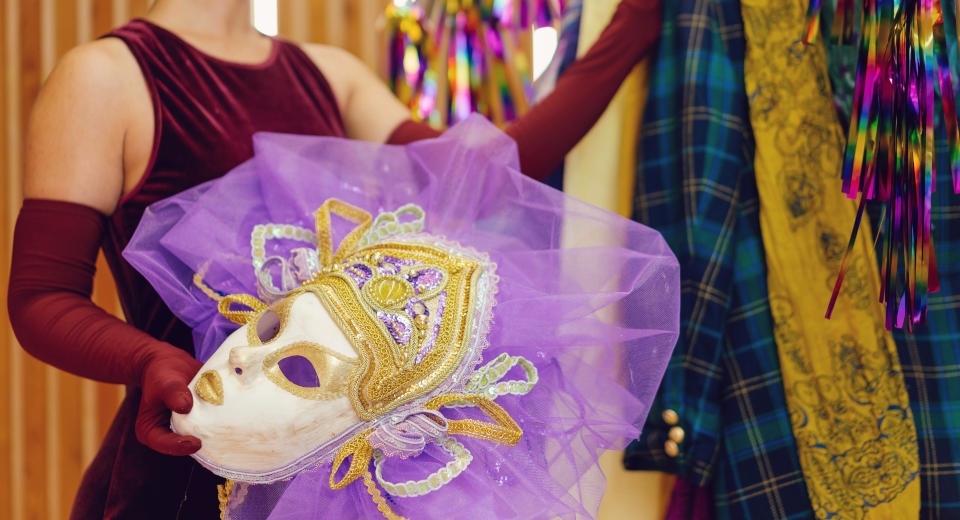 "Venetian Masquerade" "Venetian costume for a Venetian masked ball"