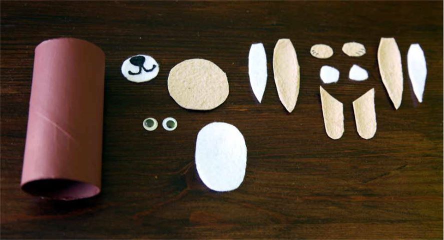 Osterhasen Basteln Mit Klopapierrollen Als S E Eierbecher Anleitung Osterhasen basteln mit Klopapierrollen ist ganz easy