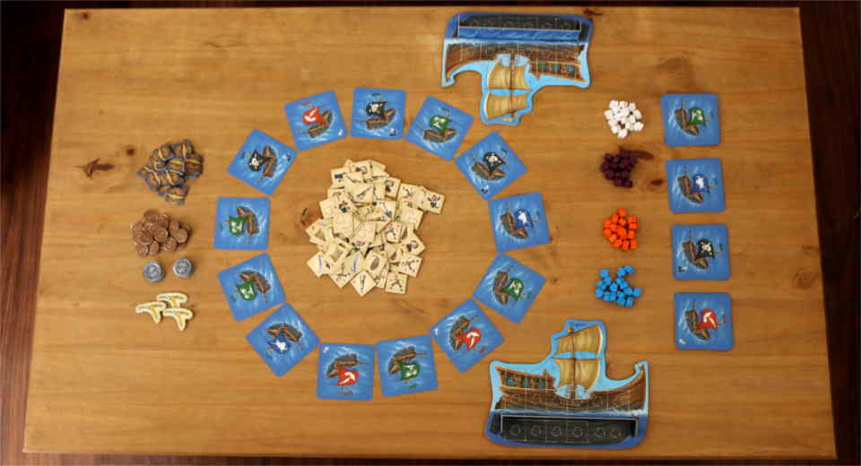 Anchors Aweigh Board Game Collecting Game For Nimble Seafarers Review The Anchors Aweigh board game is a family game