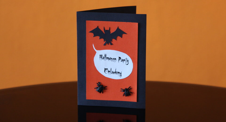 6 Halloween Card Ideas Easy Diy With Free Templates Simple Halloween card idea for a Halloween party for kids