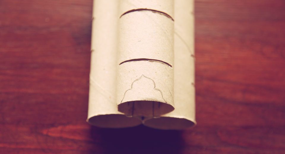 Kitchen Roll Advent Calendar Great For Vouchers Tutorial DIY Advent calendar made with disposable materials.
