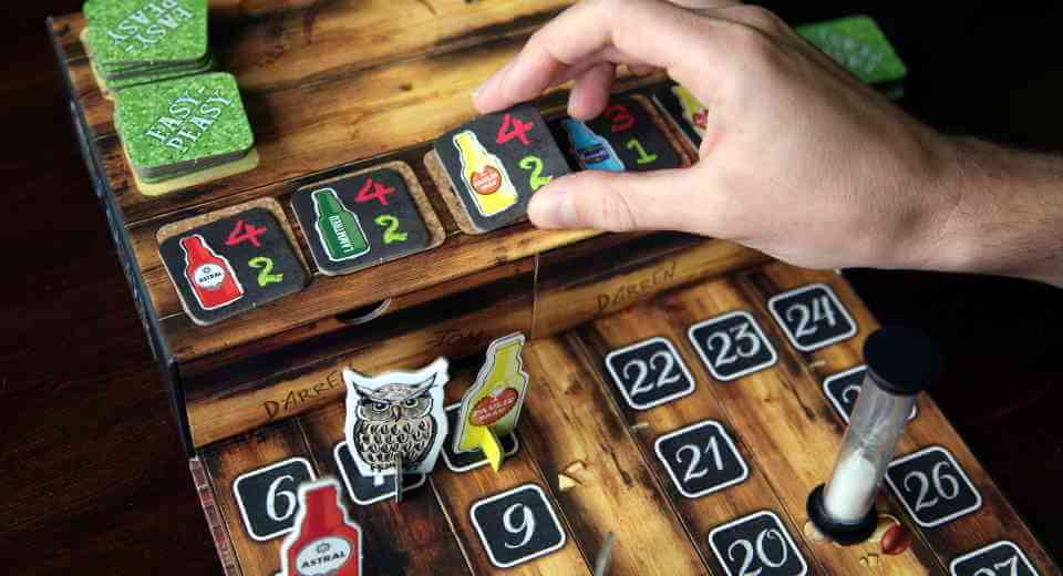 Das Spiel Kneipenquiz - Werteplättchen verschieben