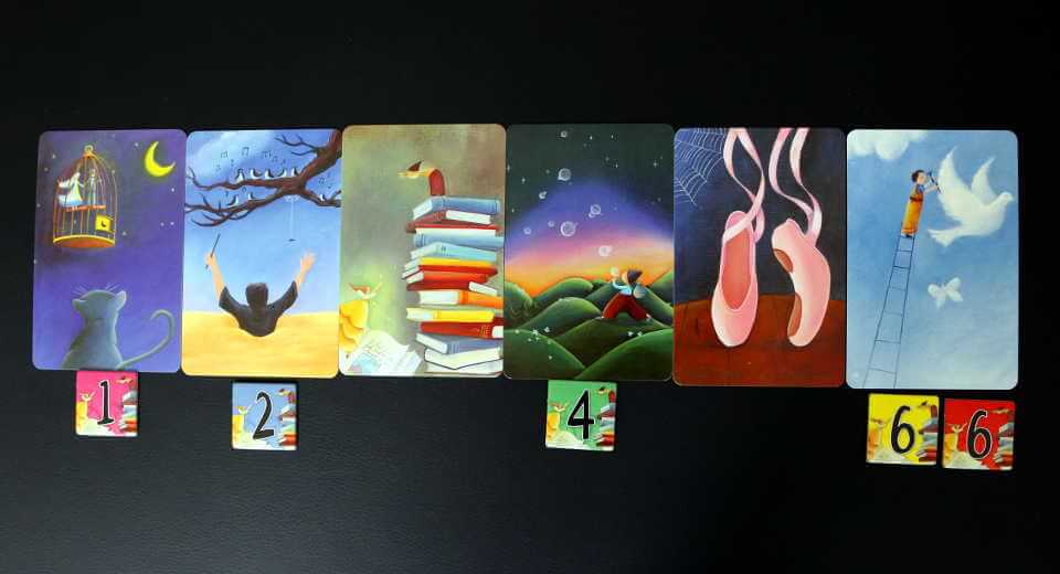 Dixit-Abstimmung zur Aussage "Hohe Ziele stecken"