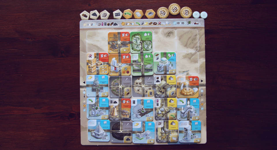 Spiel Neom 4 Fertige Stadt beim Kennerspiel NEOM