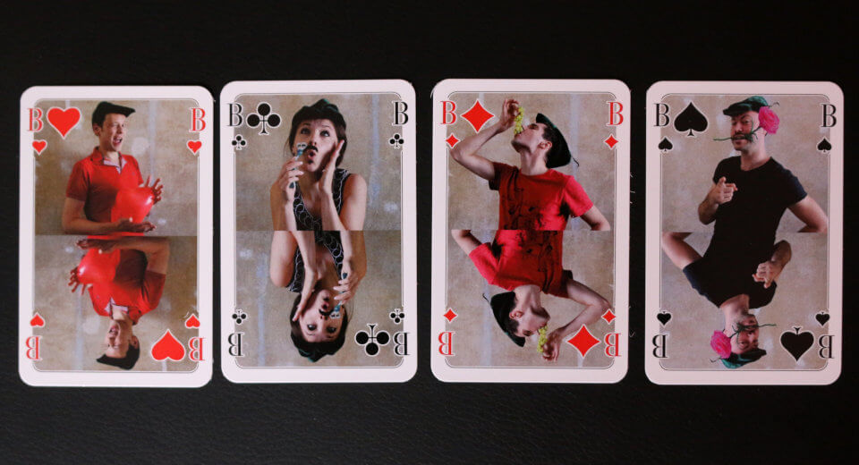 Personalised Playing Cards From Meinspiel Unique Gift Idea Advertisement The Jacks from our personalised playing cards