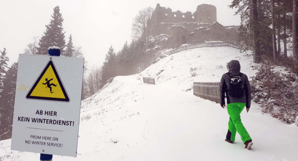 Ehrenberg Castle Ensemble In Tyrol A Fairytale Winter Hike Into The Middle Ages Hiking to the Ehrenberg Castle ensemble in Winter