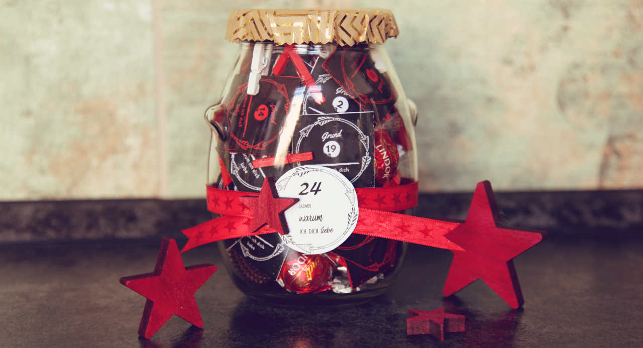 Diy Advent Calendar For Lovers 24 Declarations Of Love Instructions DIY Advent Calendar for Lovers