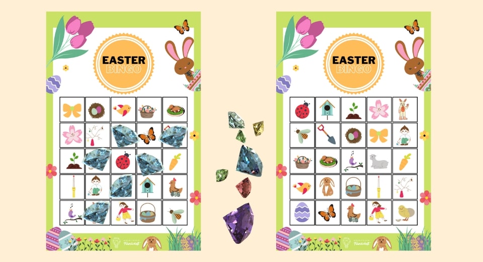Easter Bingo Printable Free Fun Easter Game For Kids And Family The Easter Bingo printable consists of 20 bingo cards and picture cards