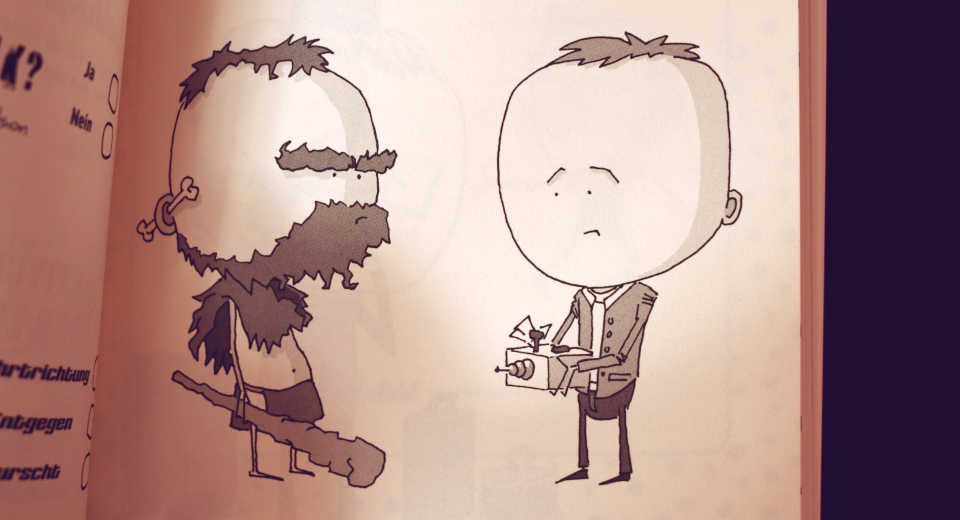 Das Eintragbuch F R Paare Quot 150 Fragen F R Paare Alles Was Ihr Voneinander Wissen Solltet Quot Rezension Illustration aus dem Buch "150 Fragen für Paare"