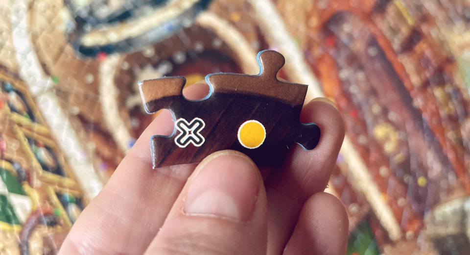 "Beim Exit Puzzle The Circle London gibt es ungewöhnlich geformte Puzzleteile als Neuerung"