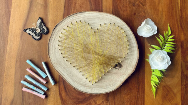 Fadenbild Herz Geniales DIY F r Ein Nagelbild Als Geldgeschenk 