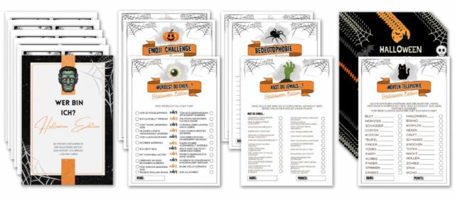Halloween Spiele Bundle 7 Spuktakul Re Party Spiele 7 Halloween Spiele zum ausdrucken