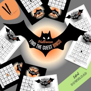 Halloween Find The Guest Bingo Produktkachel