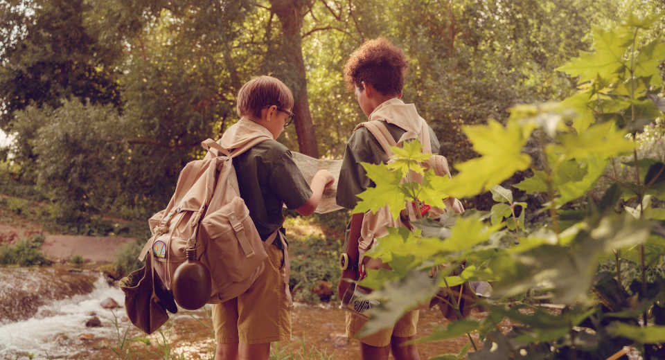 "Bei vielen Waldschnitzeljagd-Aufgaben kann man bestimmte Skills lernen oder trainieren, zum Beispiel Karten lesen."