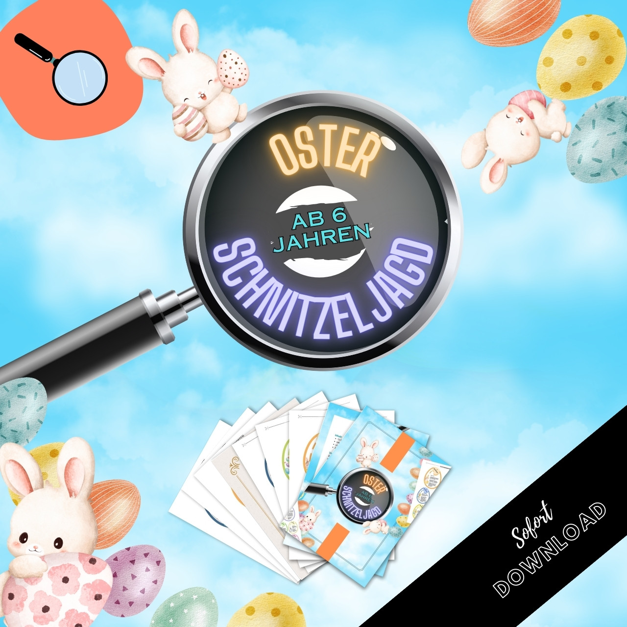 Osterschnitzeljagd Ab 6 Jahren Osterschnitzeljagd ab 6 Produktbild